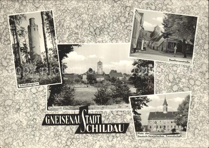 Schildau Schildbergturm Teilansicht Beethovenstrasse PdF