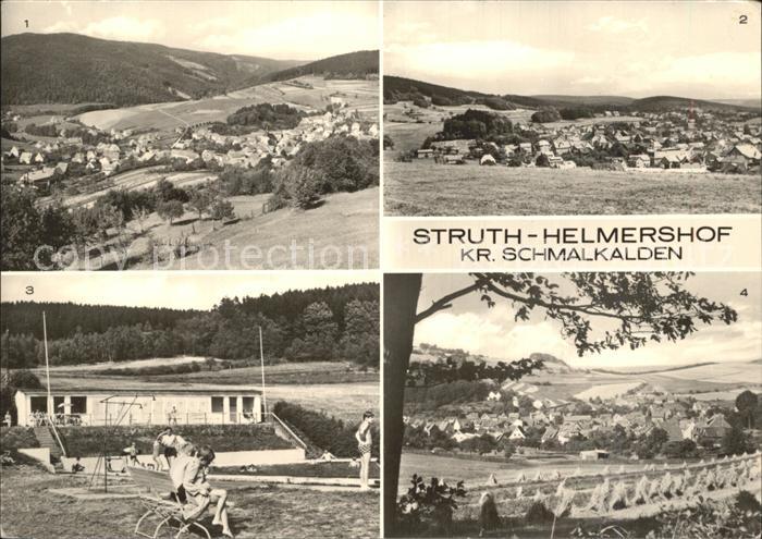 Struth-Helmershof Teilansicht Panorama Bergschwimmbad Kohlberg Kronstein
