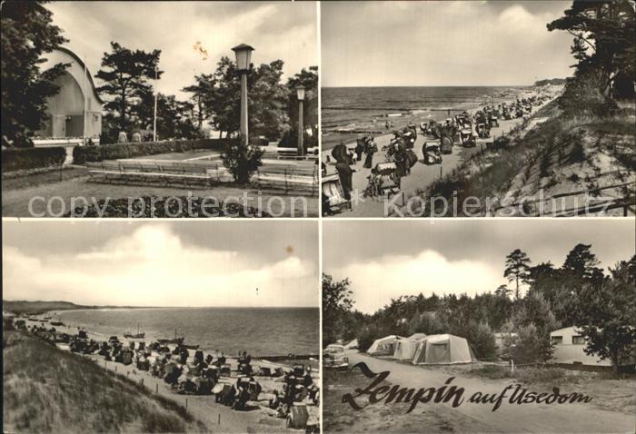 Zempin Konzertpavillon Strandpartien Campingplatz