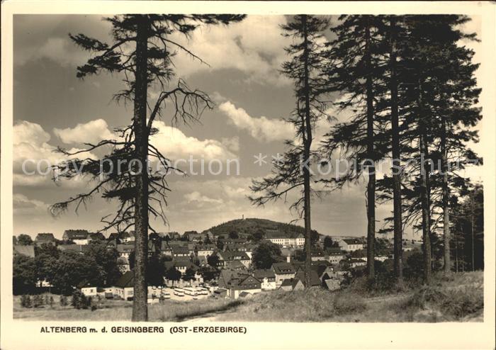 Altenberg Erzgebirge mit Geisingberg