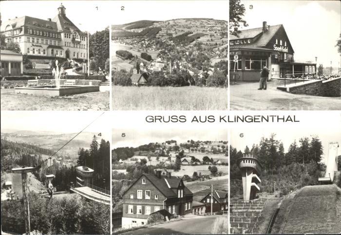 Klingenthal Vogtland Rathaus Aschberg HO Hotel Waldgut Gr Aschbergschanze