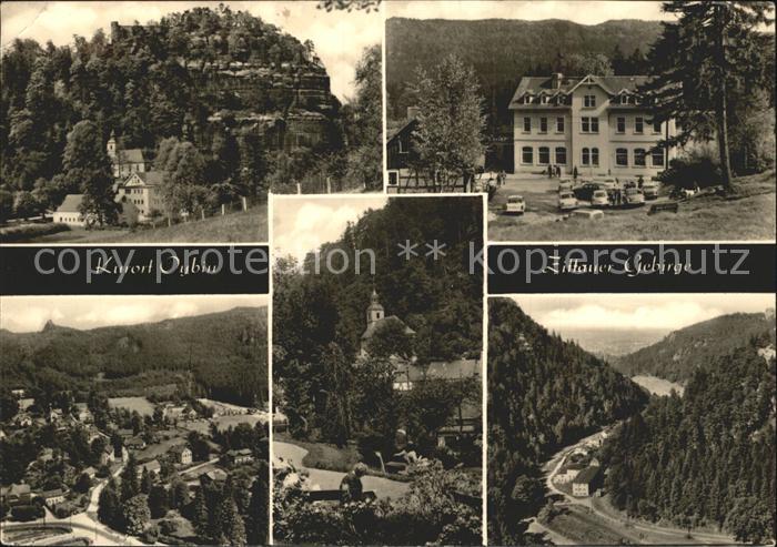 Oybin Sachsen Berg Oybin FDGB Casino Scharfenstein An der Kirche Teufelsmuehle