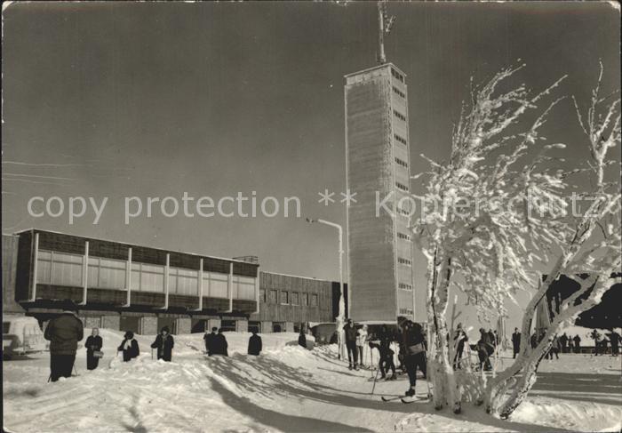 Oberwiesenthal Erzgebirge HOG Fichtelberghaus mit Aussichtsturm