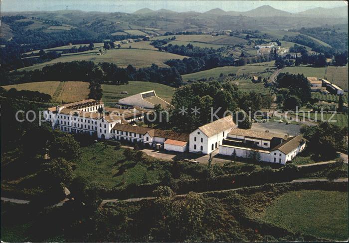 Hasparren Abbaye de Belloc Vue aerienne