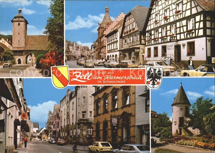 Zell Harmersbach Stadttor Strassenpartien Turm