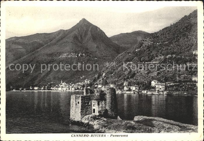 Cannero Riviera Lago Maggiore Panorama