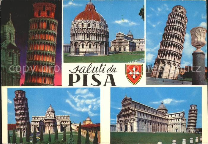 Pisa Schiefer Turm Dom Baptisterium