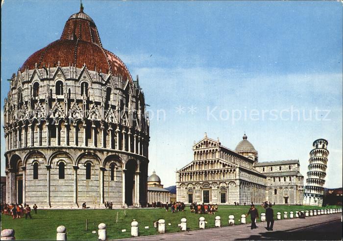 Pisa Mirakelplatz Schiefer Turm Dom