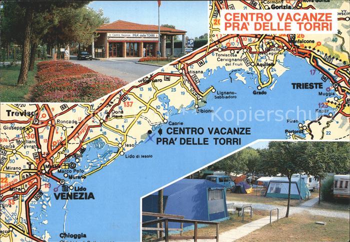 Torri del Benaco Centro Vacanze Pra Delle Torri Landkarte