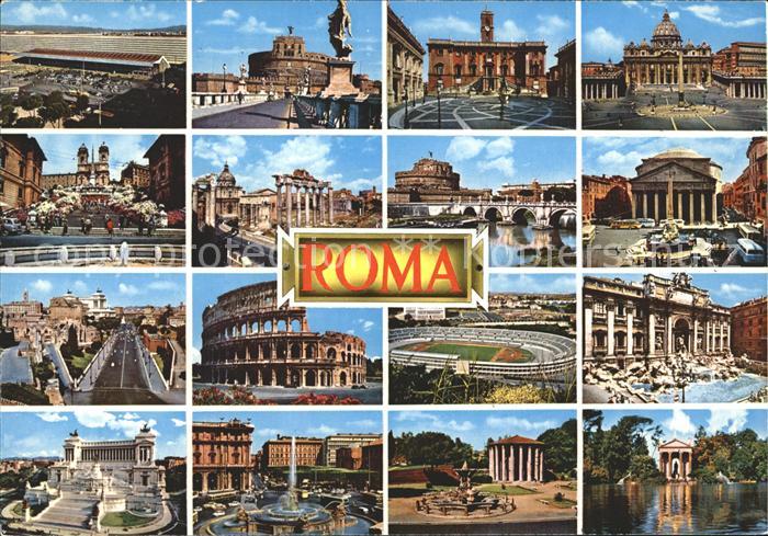 Rom Roma Koloseum Dom Brunnen
