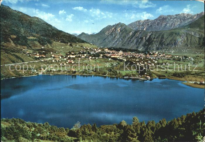 Levico Terme Panorama mit See