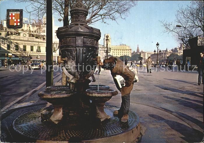 Barcelona Cataluna Fontaine de Canaletas