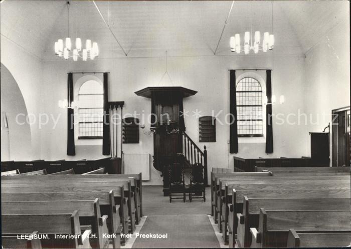 Leersum Kerk met Preekstoel