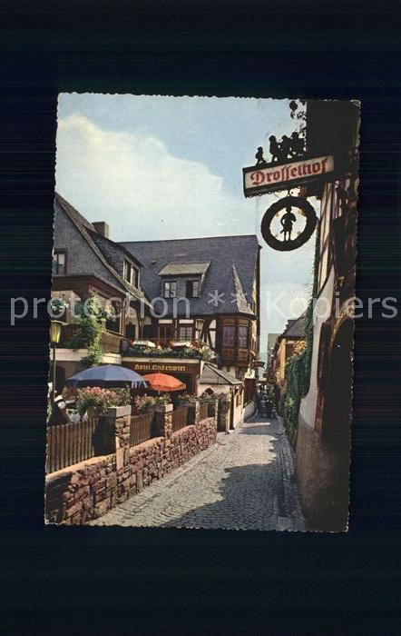 Ruedesheim Rhein Drosselgasse