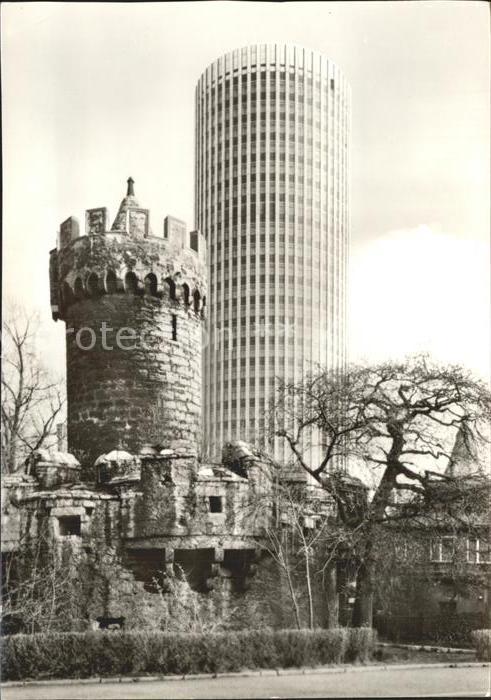 Jena Pulverturm Neubau des Universitaets- und Forschungshochhauses