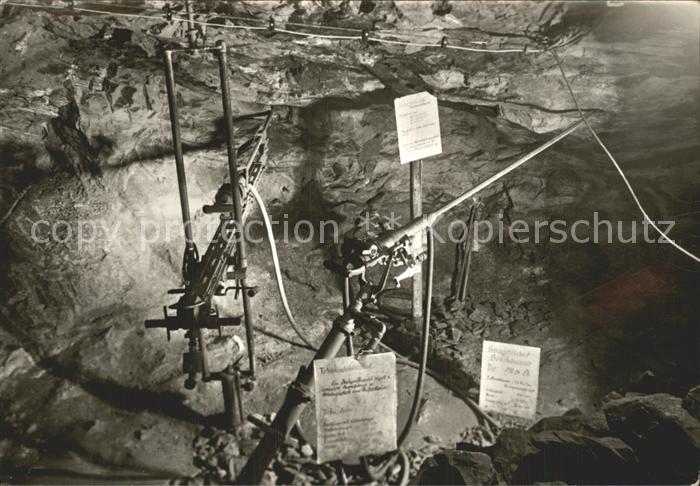 Waschleithe Lehr- und Schaubergwerk Herkules Frisch Glueck Bohrgeraete