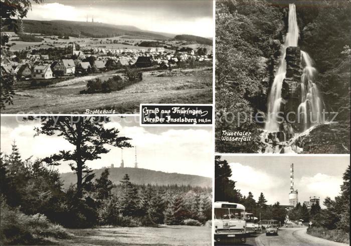 Brotterode Grosser Inselsberg Trusetaler Wasserfall