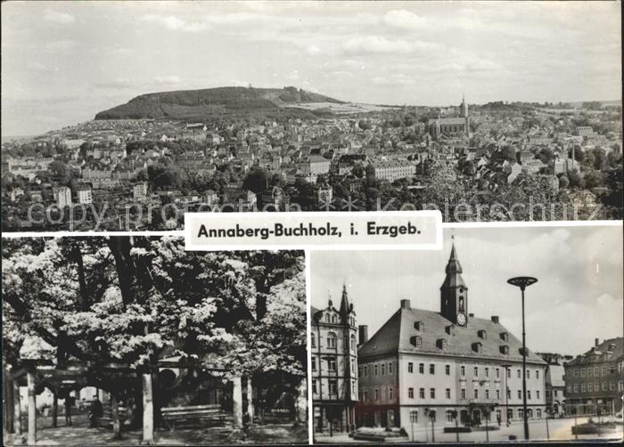 Annaberg-Buchholz Erzgebirge Stadtansicht