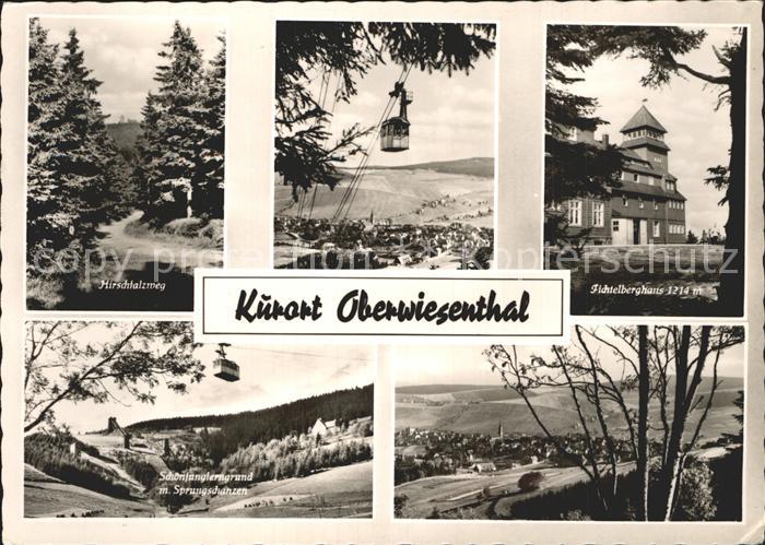 Oberwiesenthal Erzgebirge Fichtelberghaus Gondelbahn