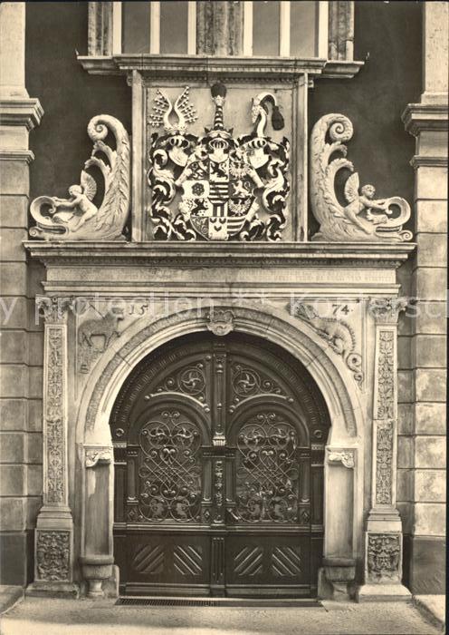 Gotha Thueringen Rathaus- Portal