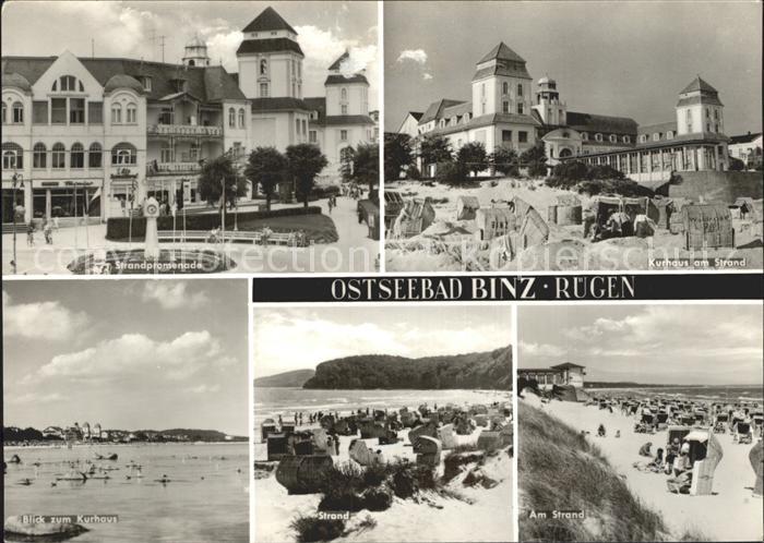 Binz Ruegen Kurhaus Strand Strandpromenade