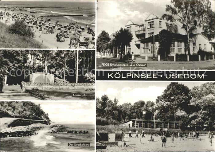 Koelpinsee Usedom Strandhalle Konzertplatz Streckelberg