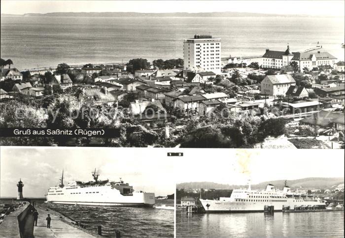 Sassnitz Ostseebad Ruegen Schwedenfaehrschiff Skane Faehrschiff Sassnitz Hafen