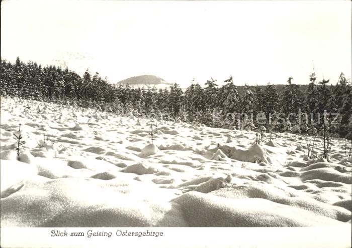 Geising Erzgebirge Winter