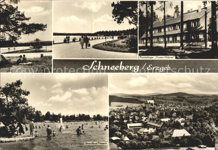 Schneeberg Erzgebirge Strandbad Filzteich Pionierlager Gustav Huebner