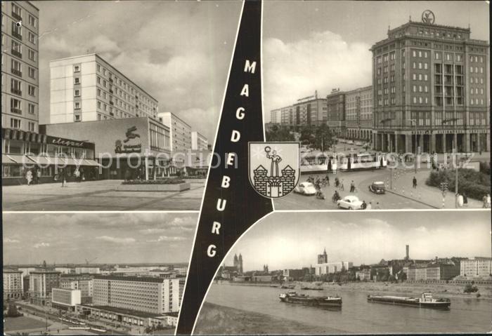 MAGDEBURG  CITY Karl Marx- Strasse Wilhelm Pieck- Strasse