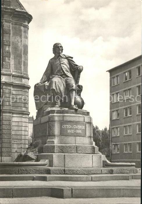 MAGDEBURG  CITY Otto von Guericke- Denkmal