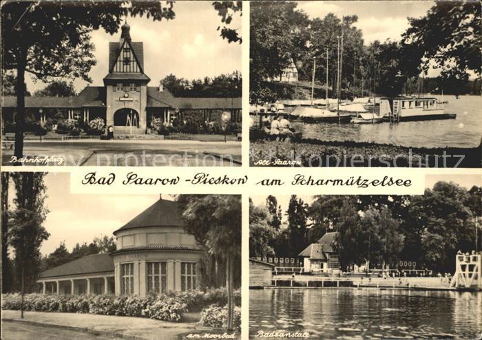 Bad Saarow-Pieskow Bahnhofsplatz Moorbad Badeanstalt