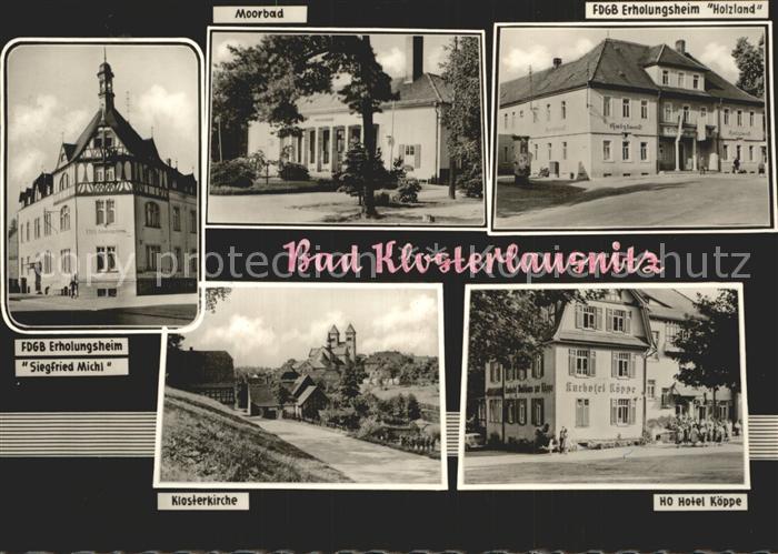 Bad Klosterlausnitz Moorbad Klosterkirche HO- Hotel Koeppe