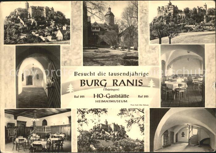 Ranis Burg HO- Gaststaette Heimatmuseum