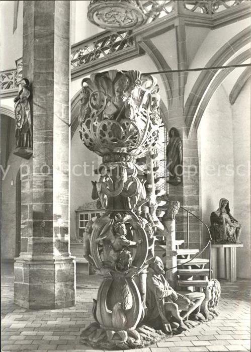 Freiberg Sachsen Die Tulpenkanzel im Dom