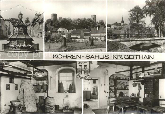 Kohren-Sahlis Toepferbrunnen An den Anlagen Toepfermuseum