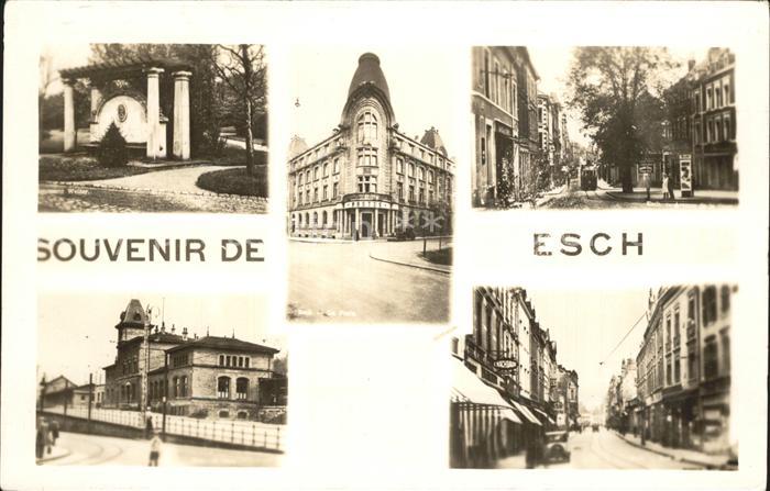 Esch-Sur-Alzette Gebaeude Strassenansicht Post Strassenbahn