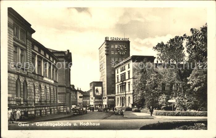 Gera Gerichtsgebaeude Hochhaus