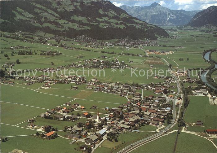 Uderns Fliegeraufnahme Rofangebirge