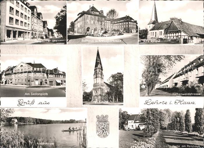 Lehrte Hannover Koethenwaldstrasse Parkhaus Evangelische Kirche Rathaus