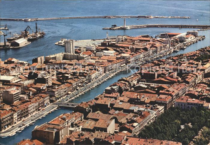 Sete Herault Fliegeraufnahme Canal