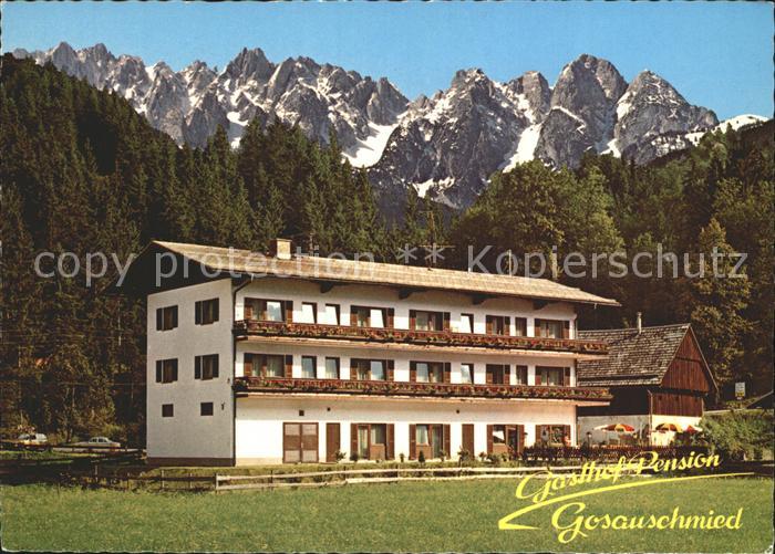 Gosau Oberoesterreich Gasthof Gosauschmied