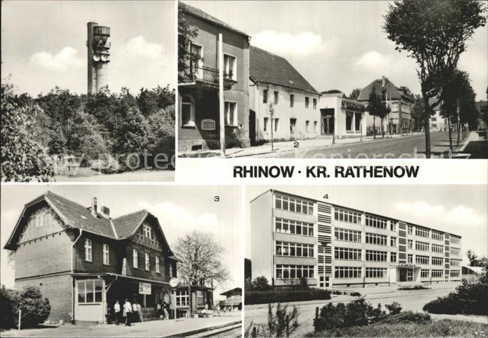 Rhinow Fernseh Richtturm Deutschem Post Ernst-Thaelmann-Strasse Bahnhof