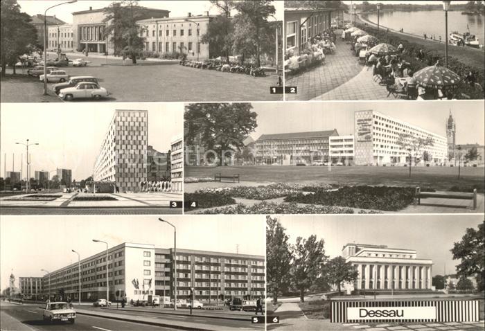 Dessau-Rosslau Hauptbahnhof Wilhelm-Pieck-Strasse August-Bebel-Strasse