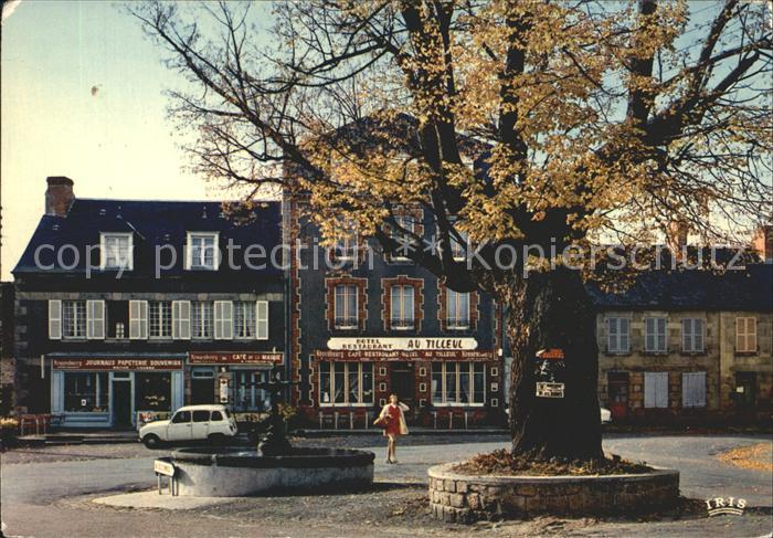 Bussiere-Dunoise La Place Fontaine