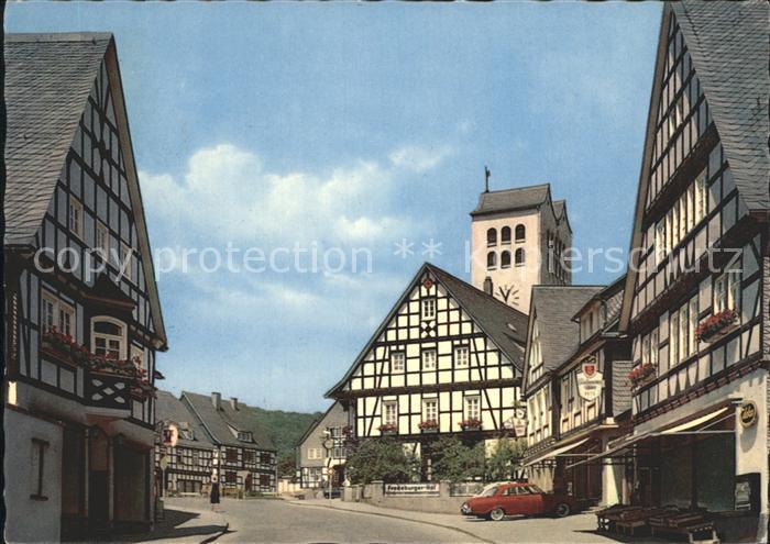 Fredeburg Schmallenberg Sauerland Strassenansicht