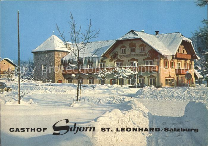 St Leonhard Salzburg Gasthof Schorn