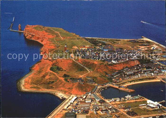 HELGOLAND Insel Schleswig-Holstein Fliegeraufnahme