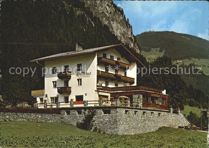 Mayrhofen Zillertal Gasthof Burgschrofen