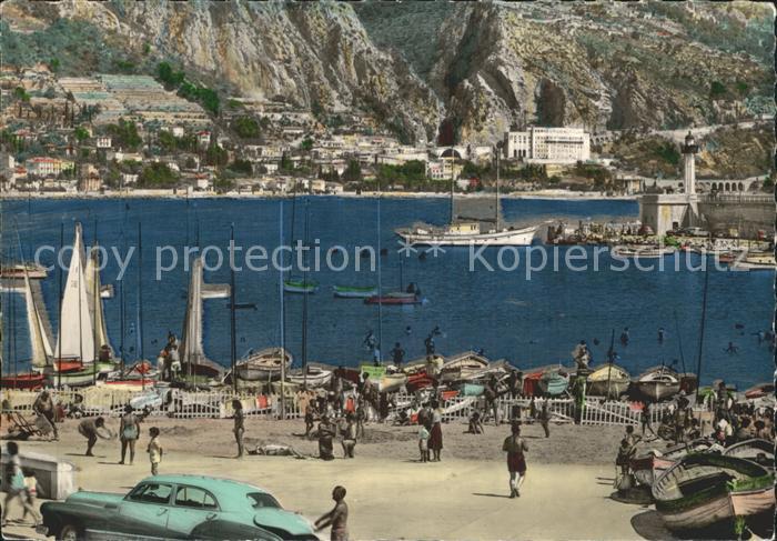 Menton Alpes Maritimes Port Plage St Louis